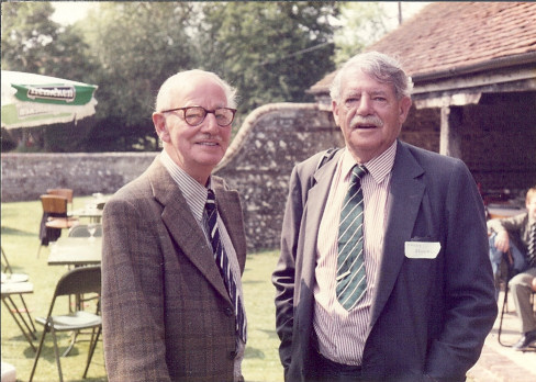 Harry Browell and Reg Evans